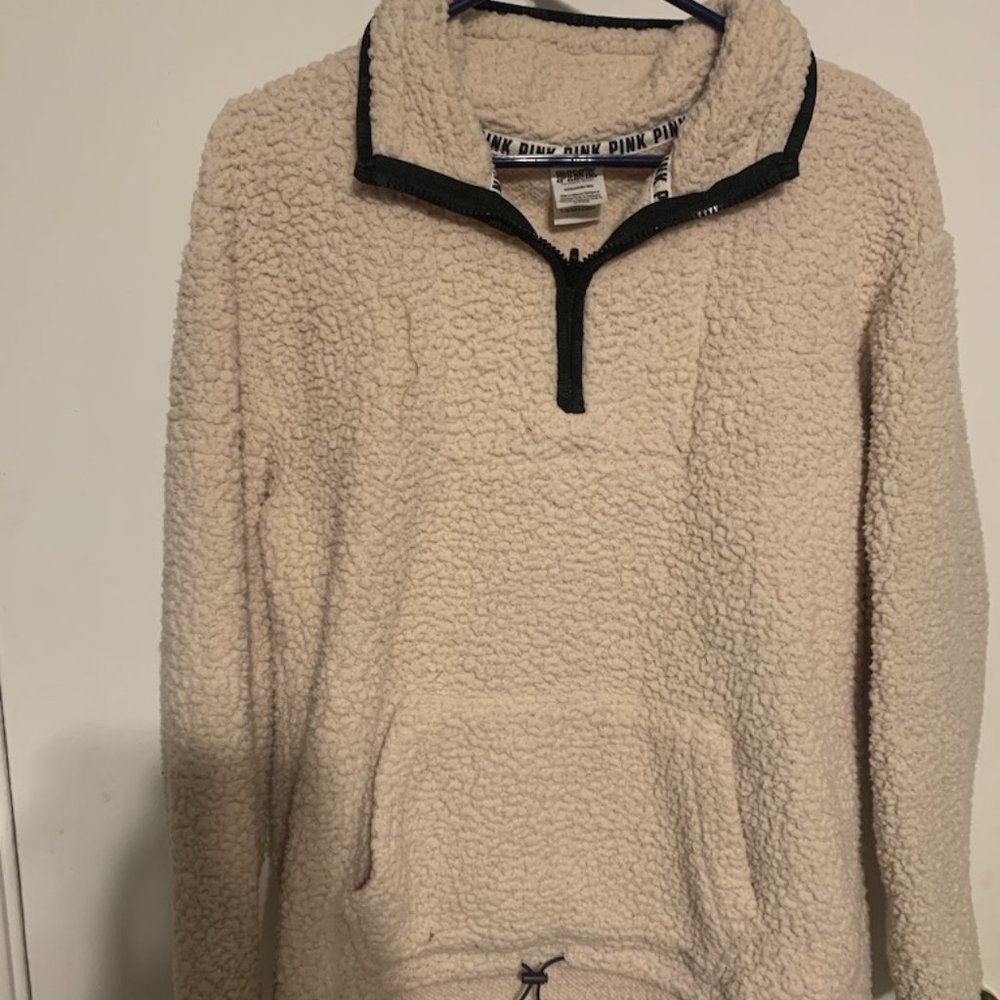 Pink Victoria Secret Sherpa